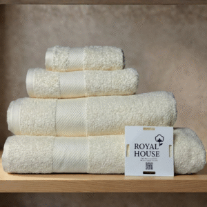 طقم فوط و بشاكير ابيض