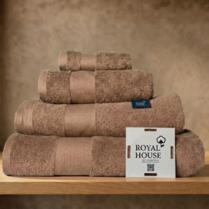 طقم فوط و بشاكير بني