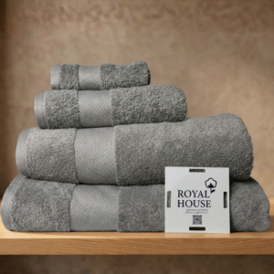 طقم فوط و بشاكير فضي